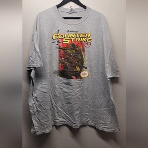 Vintage Bootleg Counter Strike Tee Nintendo Konami notindendo 3XL mens